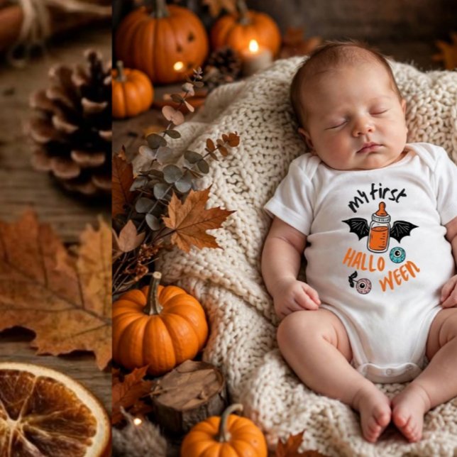 Mon premier body de Halloween pour bébé | Douce Mi (Créateur téléchargé)