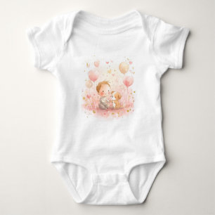 Mon premier body de la Saint-Valentin pour bébé