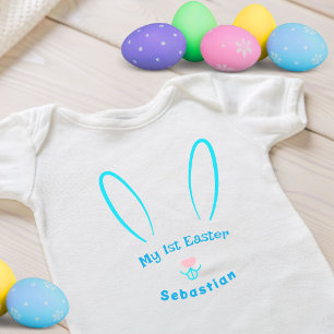 Mon premier body pour Pâques Blue Bunny bébé