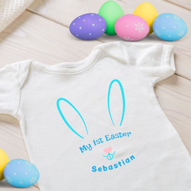 Mon premier body pour Pâques Blue Bunny bébé (Créateur téléchargé)