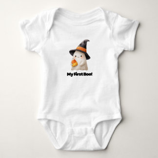 Mon premier Boo! – Body pour bébé Halloween avec u