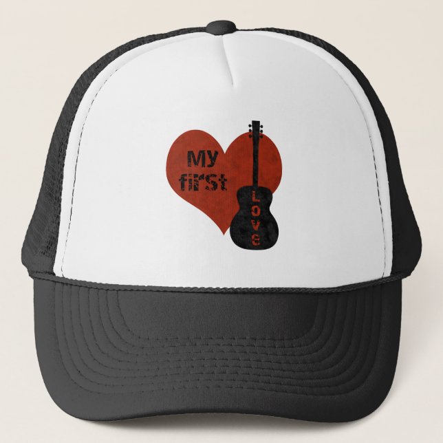 Mon premier Casquette de guitare d'amour (Devant)