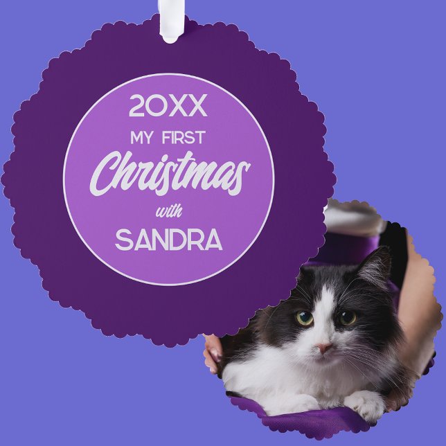 Mon Premier Chat de Noël Ornement (Créateur téléchargé)