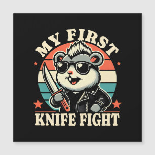 Mon premier combat de couteau - Hamster cool