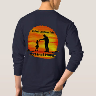 Mon premier héros Papa T-shirt à manches longues