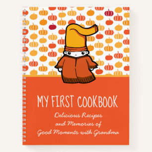 Mon premier livre de cuisine Recette Motif Citroui