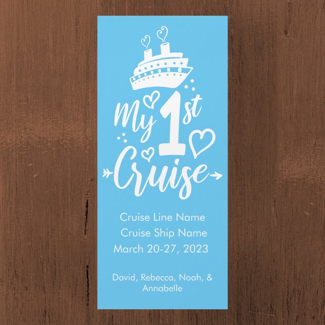 Mon premier marqueur de porte de cabine de croisiè (Créateur téléchargé)