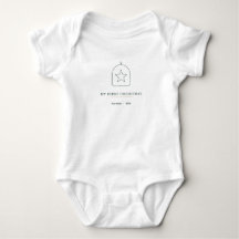 Mon premier Noël 2026 Body pour bébé avec prénom