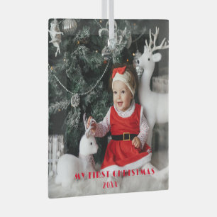 Mon premier Noël - Bébé mignon ornement photo