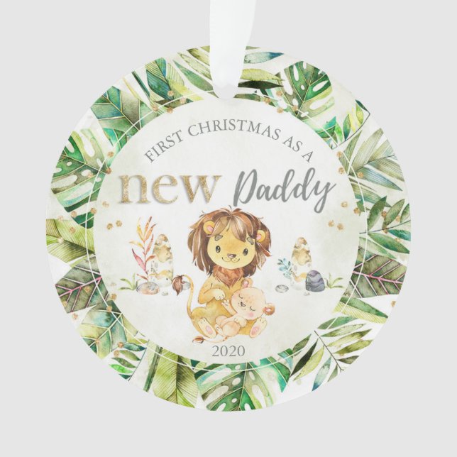 Mon Premier Noël Comme Nouveau Papa Lion Papa & Cu (devant)