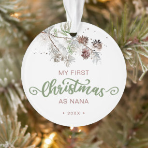 Mon premier Noël en tant que Nana Pine