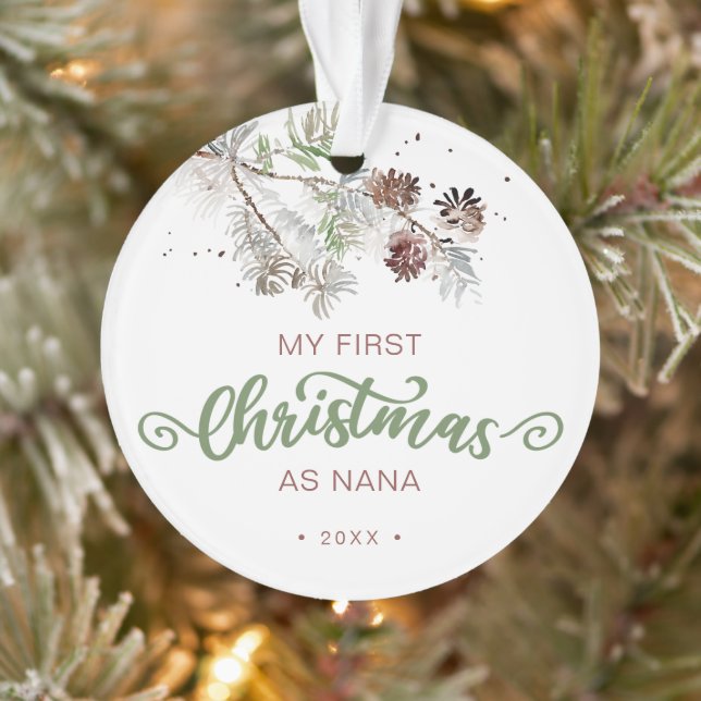 Mon premier Noël en tant que Nana Pine (Arbre)