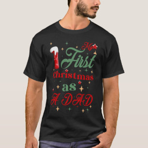 Mon premier Noël en tant que T-shirt homme noir pa
