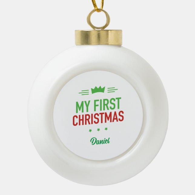 Mon Premier Ornement de Noël (Devant)