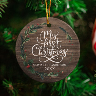 Mon premier ornement de Noël avec statistiques de