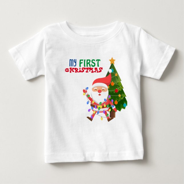 Mon premier T-shirt BabY de Noël (Devant)