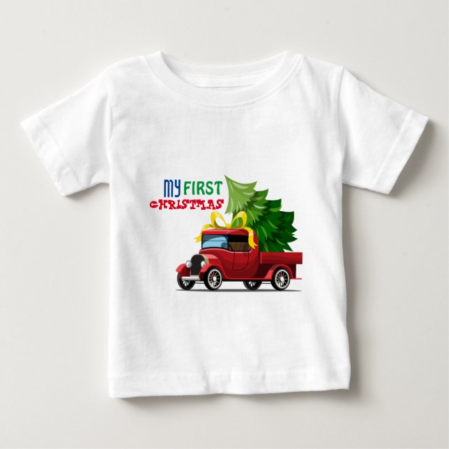 Mon premier T-shirt BabY de Noël (Devant)