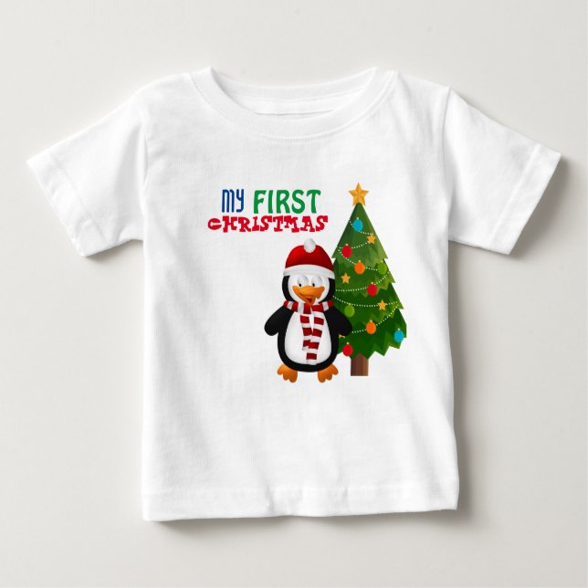 Mon premier T-shirt BabY de Noël (Devant)