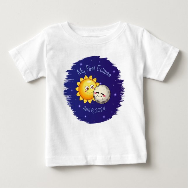 Mon premier T-shirt bébé Eclipse (Devant)