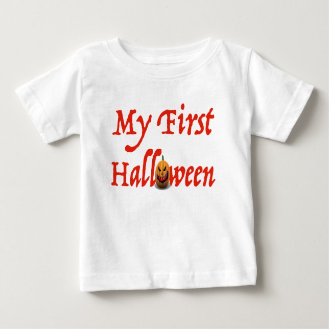mon premier t-shirt halloween halloween pour enfan (Devant)