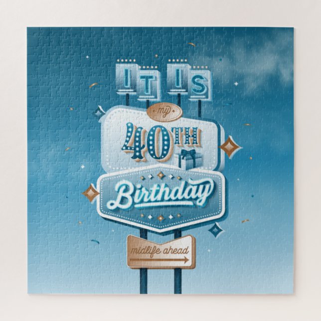 Mon puzzle de 40e anniversaire (20x20) (Vertical)