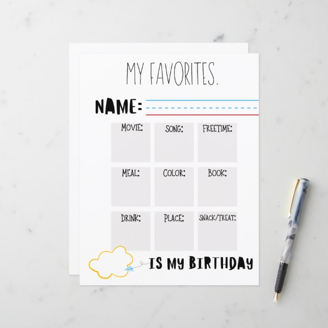 mon questionnaire favori (Devant/Arrière en situation)