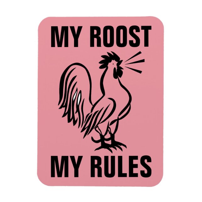 MON RACINE MES RÈGLES ROOSTER MAGNETS (Vertical)