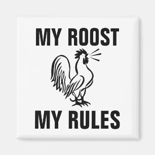 MON RACINE MES RÈGLES ROOSTER MAGNETS