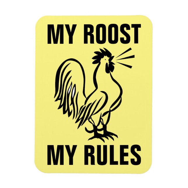 MON RACINE MES RÈGLES ROOSTER MAGNETS (Vertical)