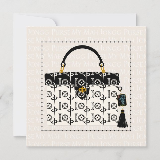 Mon sac à main Mah Jongg carte plat (Devant)