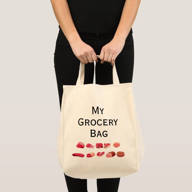 Mon Sac fourre-tout d'alimentation - Viande seulem (Devant (produit))