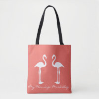 Mon Sac Fourre-Tout Humeur Flamant Rose