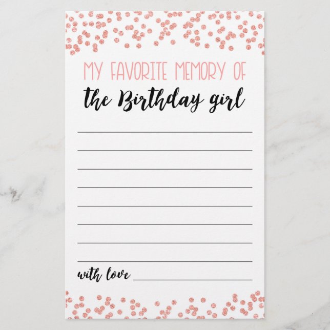 Mon souvenir favori du jeu de fête de fille d'anni (Devant)