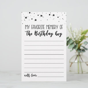 Mon souvenir favori du jeu de fête des garçons d'a