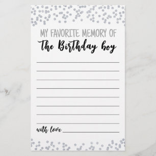 Mon souvenir favori du jeu de fête des garçons d'a