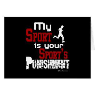 Mon sport est la punition de votre sport - mâle