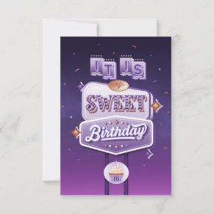 Mon Sweet sixteen Invitation de fête d'anniversair
