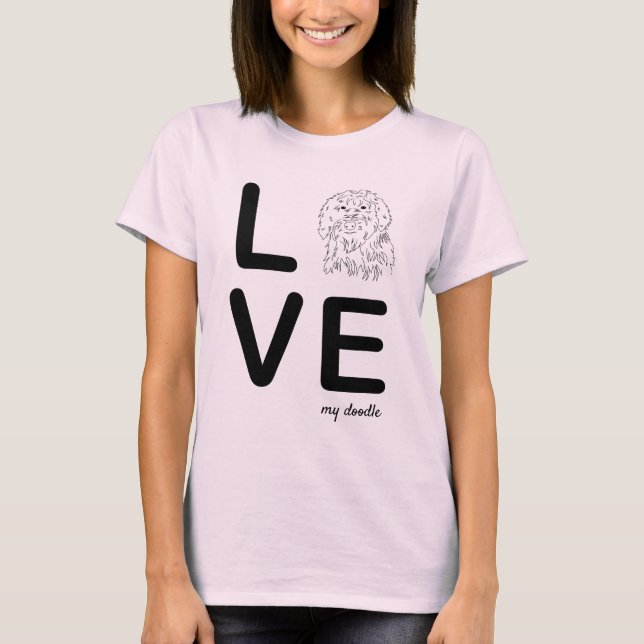 Mon T-shirt Doodle Love My Doodle (Devant)