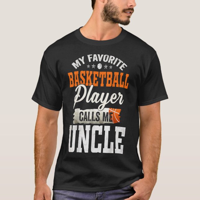 Mon T-shirt favori pour le basket (Devant)
