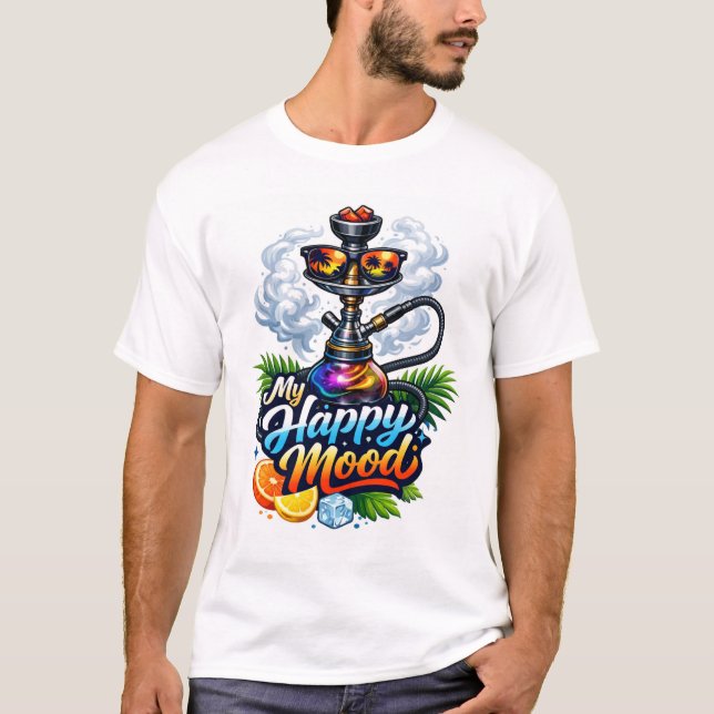 Mon T-Shirt Narguilé Humeur Joyeuse (Devant)
