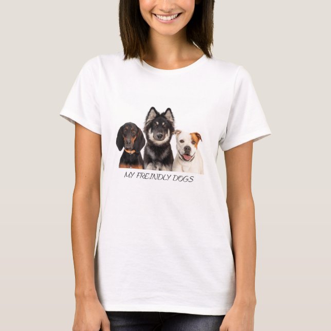 Mon t-shirt pour chiens (Devant)