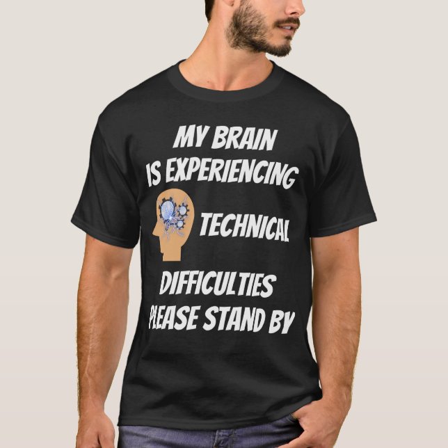 Mon T-shirt pour le plaisir du cerveau (Devant)
