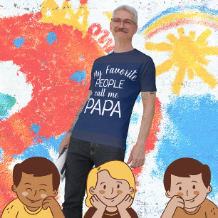 Mon T-Shirt Préféré M'appelle Papa