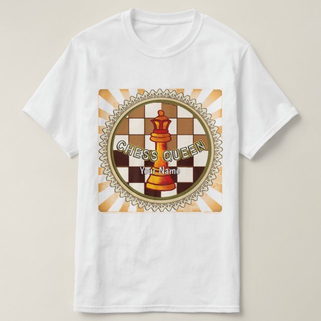 Mon T-Shirt Reine d'Échecs (Design devant)