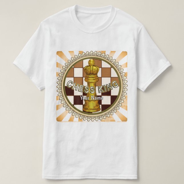 Mon T-Shirt Roi d'Échecs (Design devant)