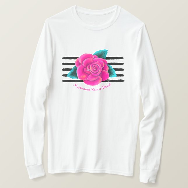Mon T-shirt Rose favori (Design devant)