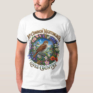 Mon T-Shirt Rossignol Philomèle Aime la Campagne