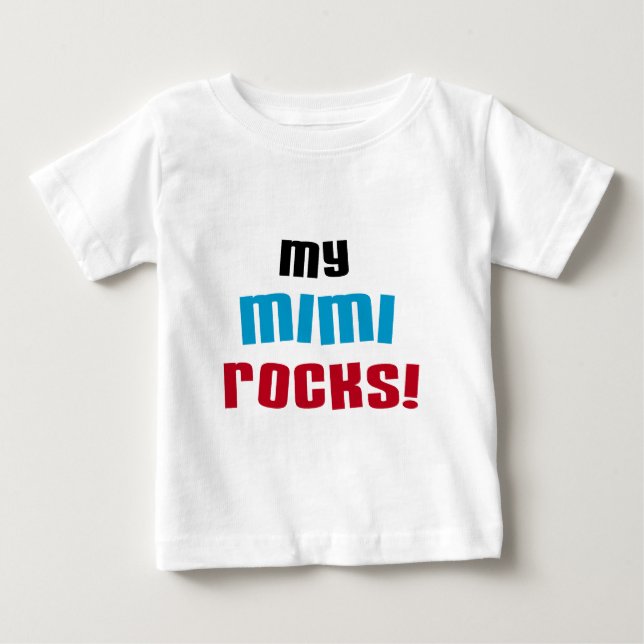 Mon T-shirts et cadeaux des roches Mimi (Devant)