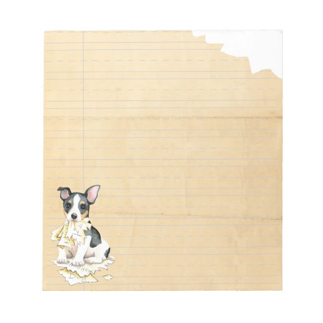 Mon Teddy Roosevelt Terrier Ate mon Bloc-notes (Devant)