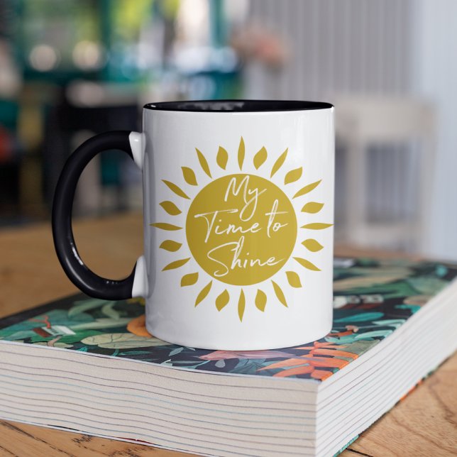 Mon temps pour briller - Mug d'impression Sun (Créateur téléchargé)